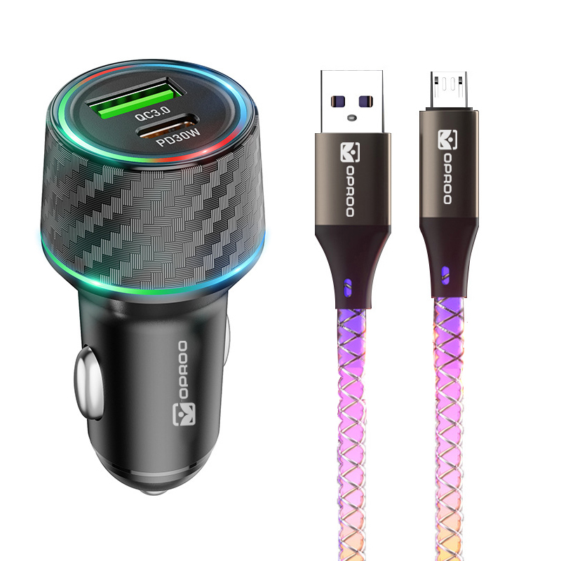 PHONE ACCESORIES/Car chargers with cable set